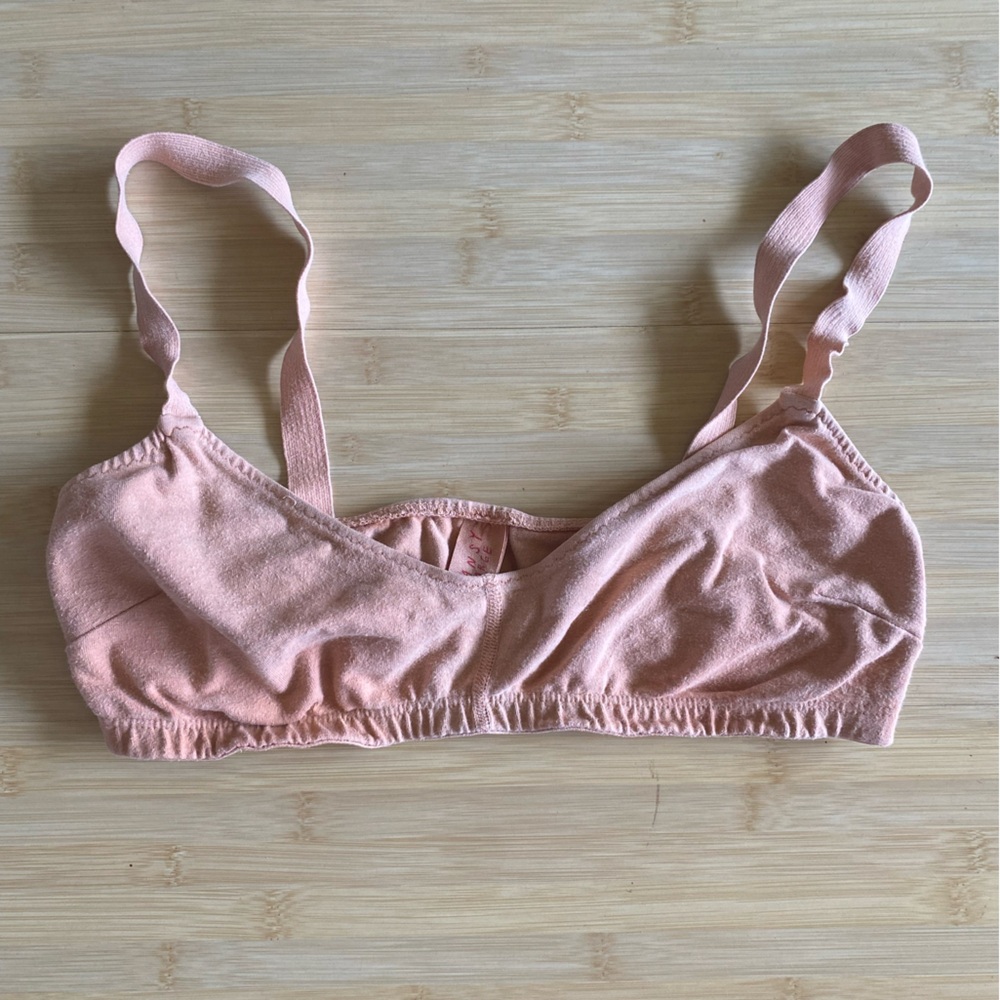Pansy and Co Peach organic Bralette size L
